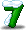 绿色数字 7