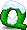 绿色英文字母 Q