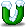 绿色英文字母 U