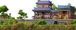 山坡下
