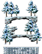 冰雪峡谷深处